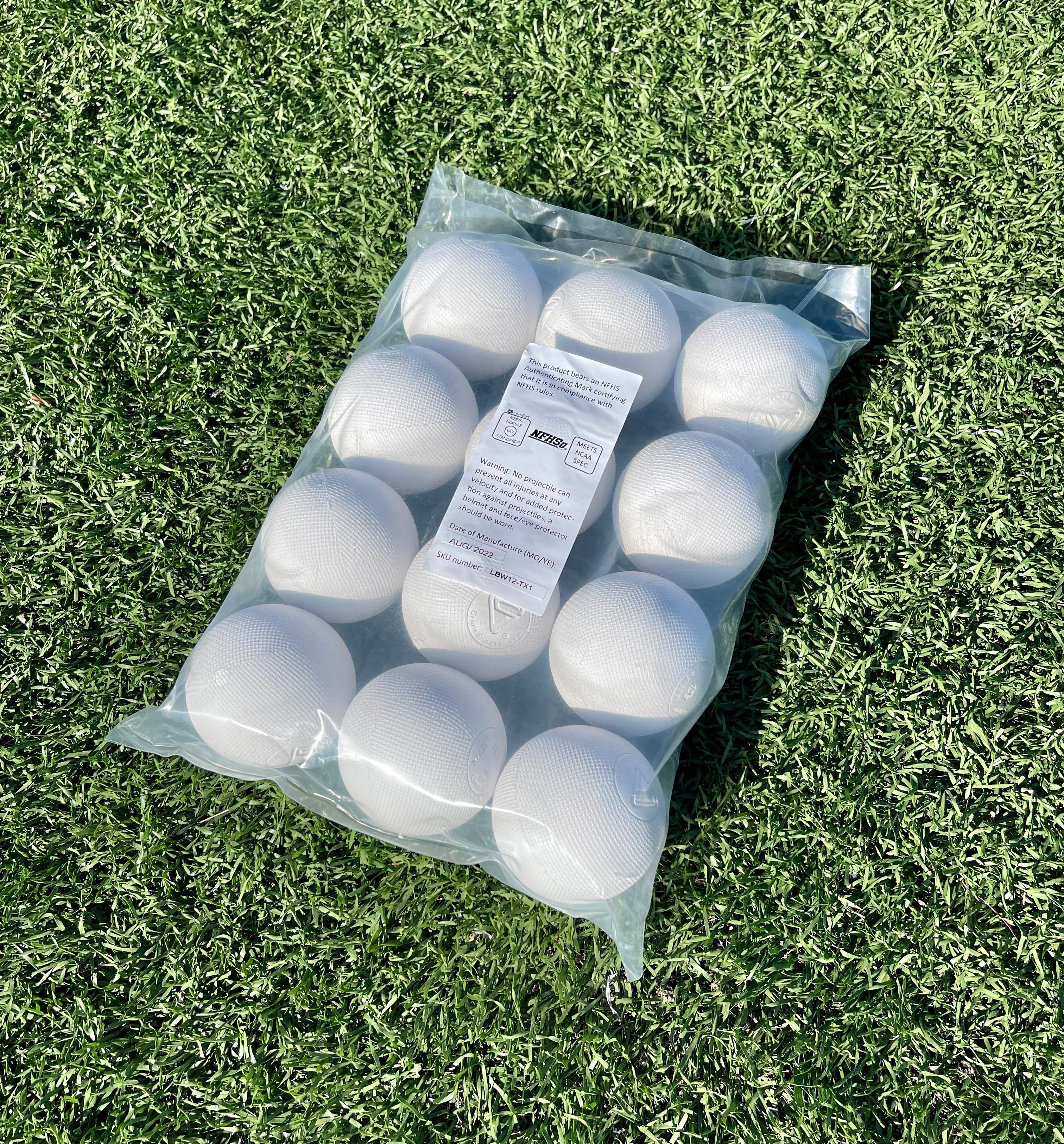 NEW Crankshooter® TX1 Extreme Grip™ Elite Lacrosse Game Balls - Enhanced  feel & grip - Qty 60 (5 Dozen) 1/2 Case - Meets all NFHS/SEI/NOCSAE/NCAA 